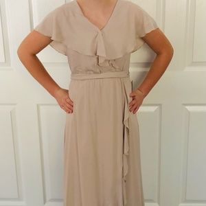 Show Me Your MuMu Jess Ruffle Midi Dress-Never Been Worn